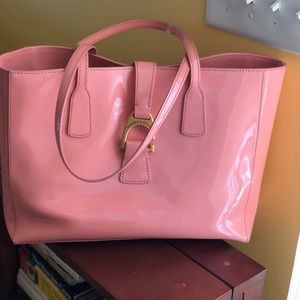 Light pink patent leather Dooney & Bourke Shopper.